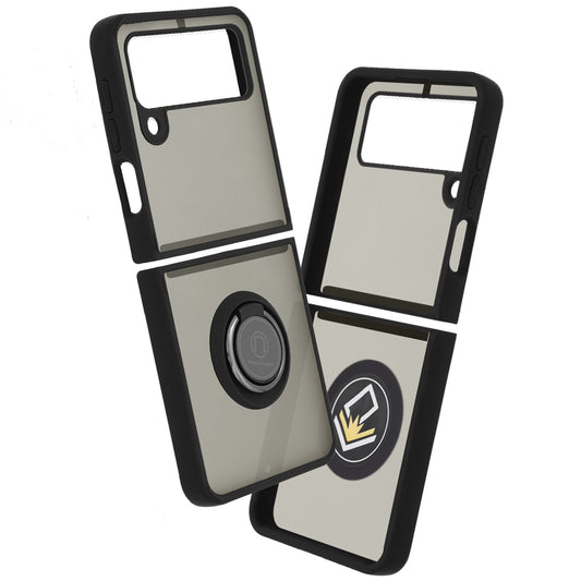 Deksel for Samsung Galaxy Z Flip3 5G F711, Techsuit, Glinth, Svart