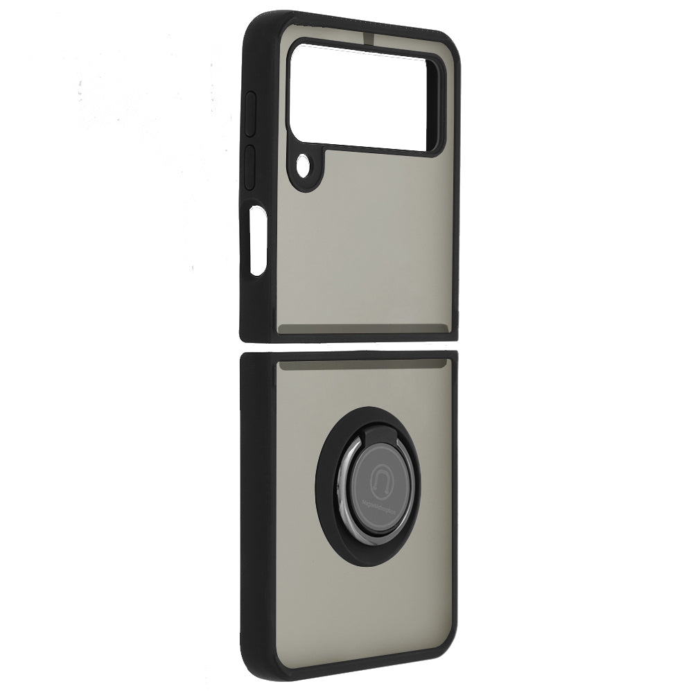 Deksel for Samsung Galaxy Z Flip3 5G F711, Techsuit, Glinth, Svart