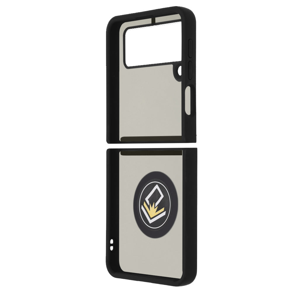 Deksel for Samsung Galaxy Z Flip3 5G F711, Techsuit, Glinth, Svart