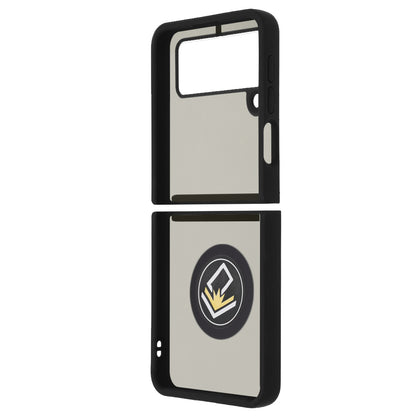 Deksel for Samsung Galaxy Z Flip3 5G F711, Techsuit, Glinth, Svart