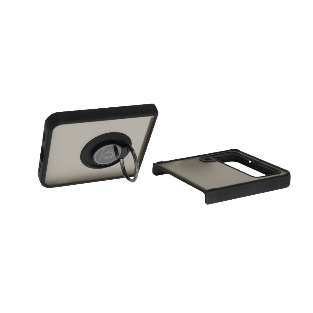 Deksel for Samsung Galaxy Z Flip3 5G F711, Techsuit, Glinth, Svart