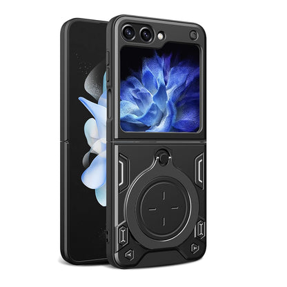 Deksel for Samsung Galaxy Z Flip5 F731, Techsuit, CamGuard Pro, Svart