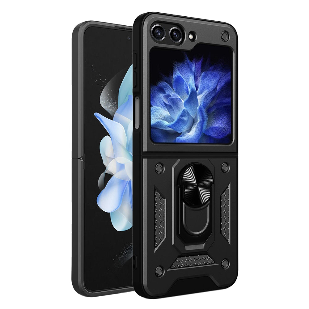 Deksel for Samsung Galaxy Z Flip5 F731, Techsuit, CamShield, Svart