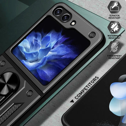 Deksel for Samsung Galaxy Z Flip5 F731, Techsuit, CamShield, Svart