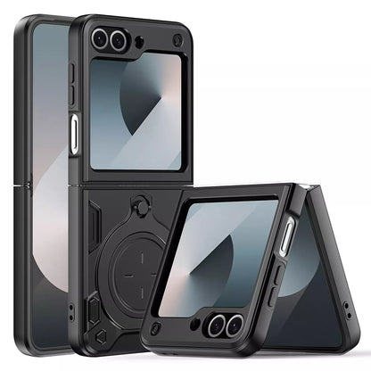 Deksel for Samsung Galaxy Z Flip7 FE F761 / Z Flip6 F741, Techsuit, CamGuard Pro, Svart