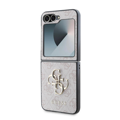 Deksel for Samsung Galaxy Z Flip7 F766, Guess, 4G Metal Logo, Svart