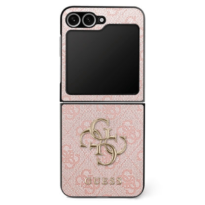 Deksel for Samsung Galaxy Z Flip7 F766, Guess, 4G Metal Logo, Rosa