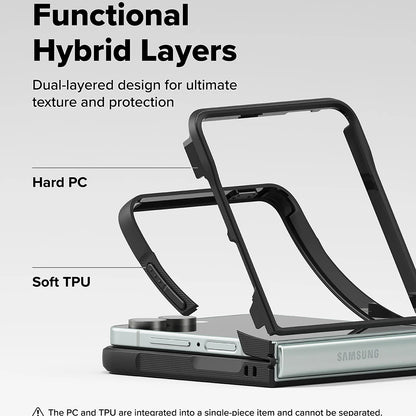 Deksel for Samsung Galaxy Z Flip7 F766, Ringke, Onyx, Svart