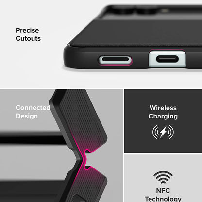 Deksel for Samsung Galaxy Z Flip7 F766, Ringke, Onyx, Svart