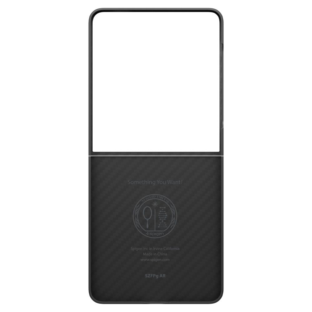Deksel for Samsung Galaxy Z Flip7 F766, Spigen, Air Skin, Svart ACS09564