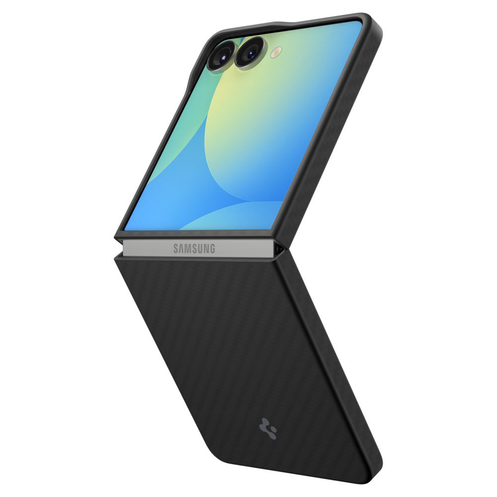 Deksel for Samsung Galaxy Z Flip7 F766, Spigen, Air Skin, Svart ACS09564