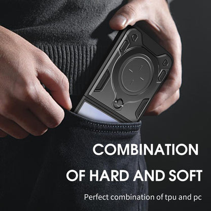 Deksel for Samsung Galaxy Z Flip7 F766, Techsuit, CamGuard Pro, Blå