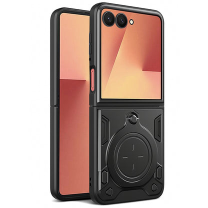 Deksel for Samsung Galaxy Z Flip7 F766, Techsuit, CamGuard Pro, Svart
