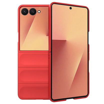 Deksel for Samsung Galaxy Z Flip7 F766, Techsuit, Magic Shield, Rød