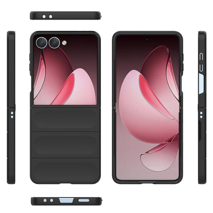 Deksel for Samsung Galaxy Z Flip7 F766, Techsuit, Magic Shield, Burgunder