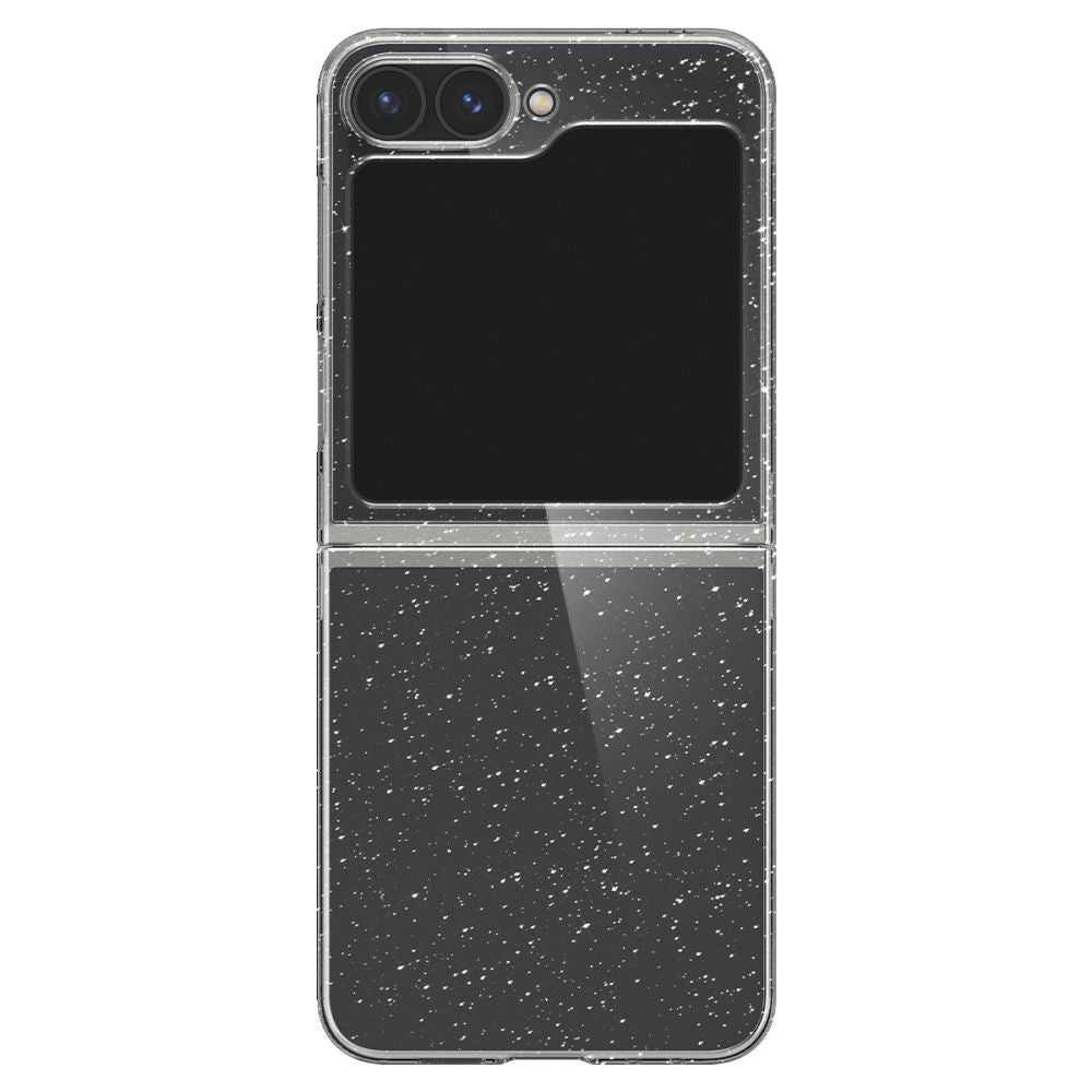 Deksel for Samsung Galaxy Z Flip7 FE F761 / Z Flip6 F741, Spigen, Air Skin Glitter, Gjennomsiktig