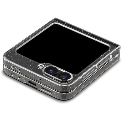 Deksel for Samsung Galaxy Z Flip7 FE F761 / Z Flip6 F741, Spigen, Air Skin Glitter, Gjennomsiktig