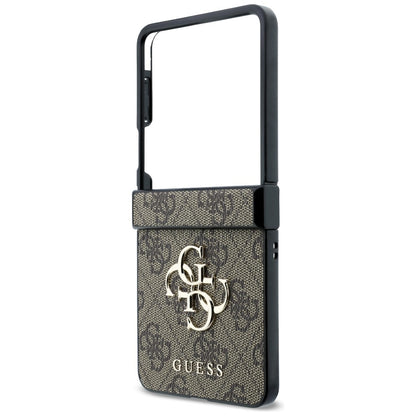 Deksel til Samsung Galaxy Z Flip8 F776, Guess, 4G Big Logo, Brun