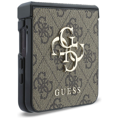 Deksel til Samsung Galaxy Z Flip8 F776, Guess, 4G Big Logo, Brun