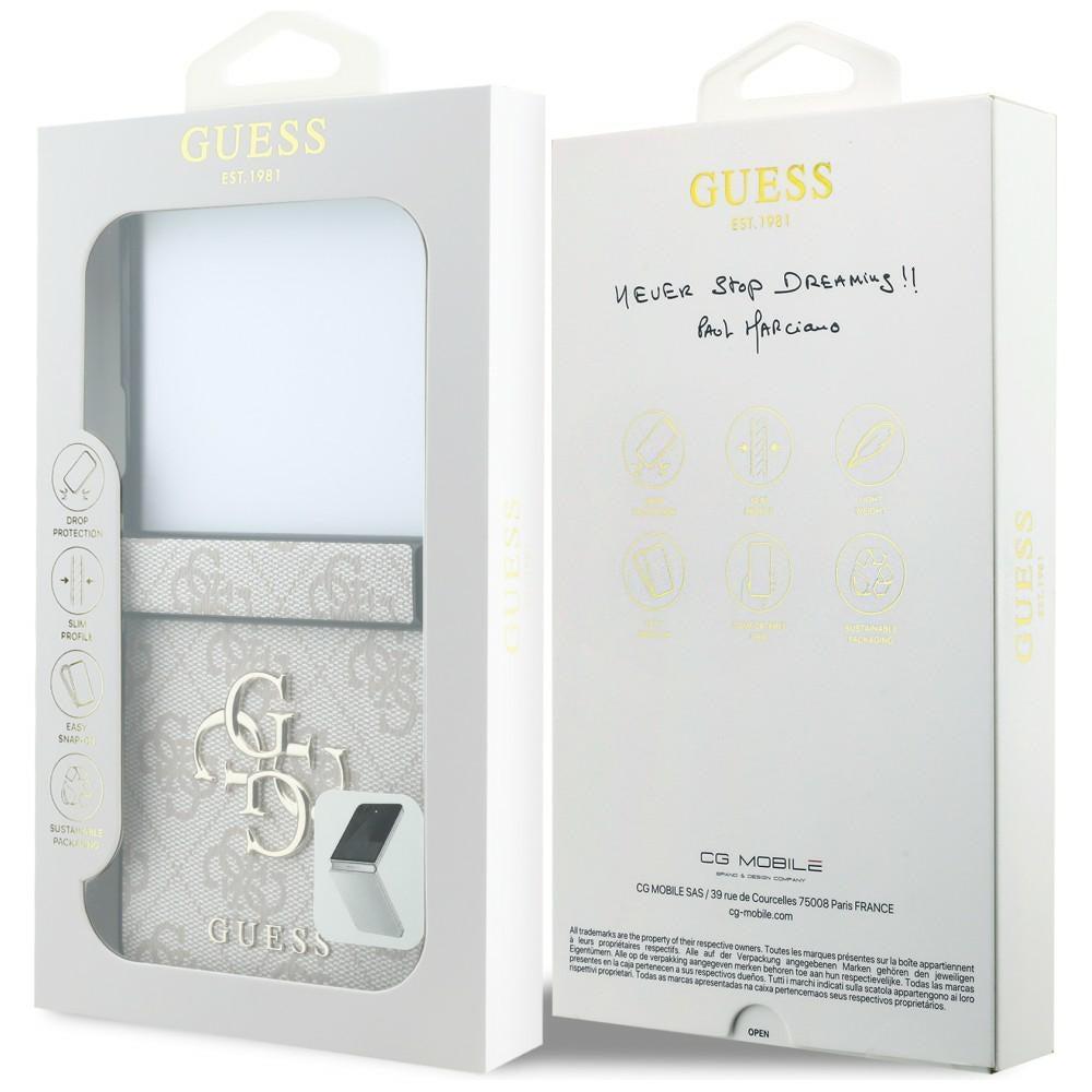 Deksel til Samsung Galaxy Z Flip8 F776, Guess, 4G Big Logo, Rosa