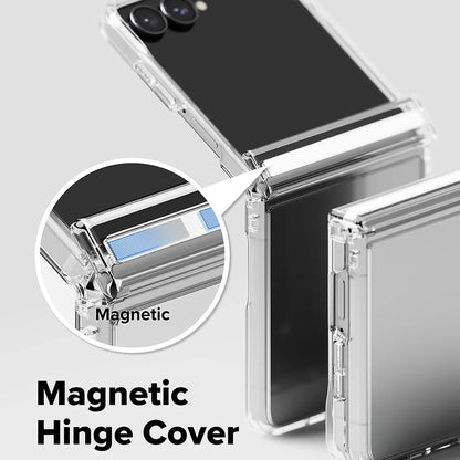 Deksel til Samsung Galaxy Z Flip8 F776, Ringke, Fusion Flap, Transparent