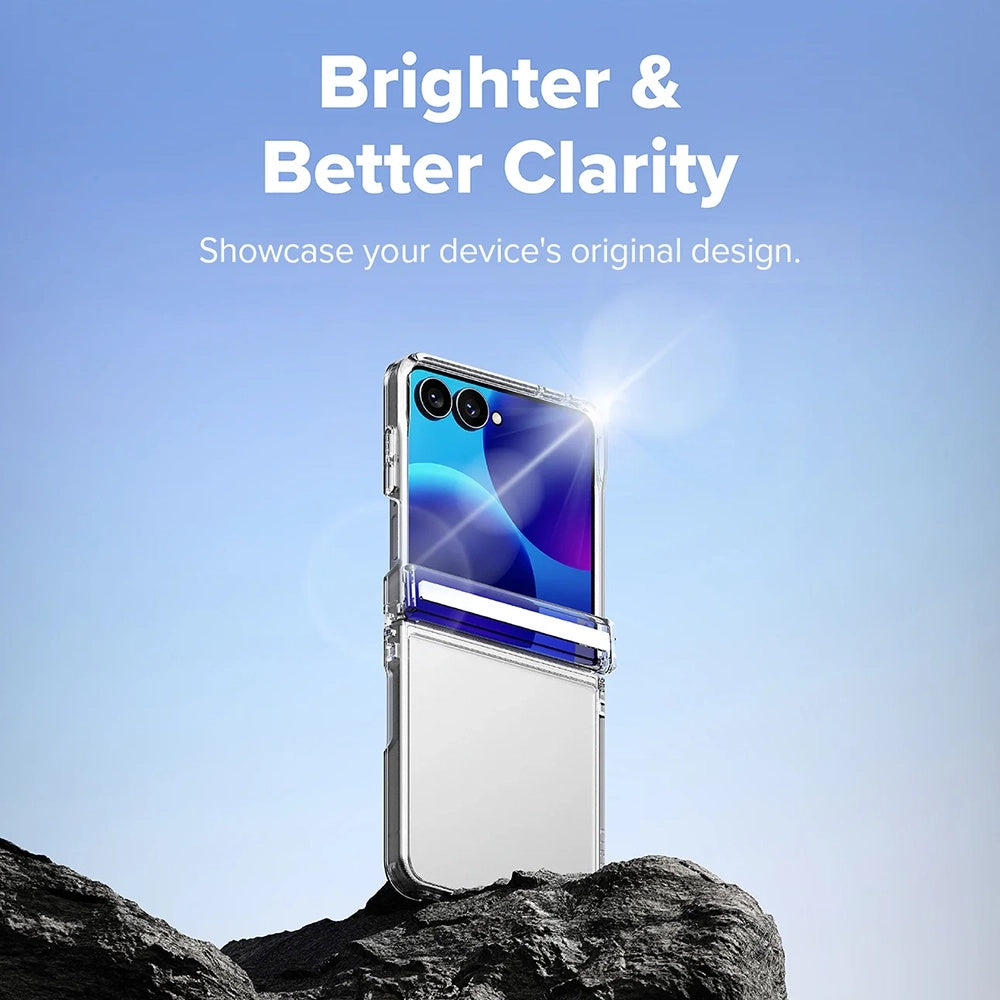 Deksel til Samsung Galaxy Z Flip8 F776, Ringke, Fusion Flap, Transparent