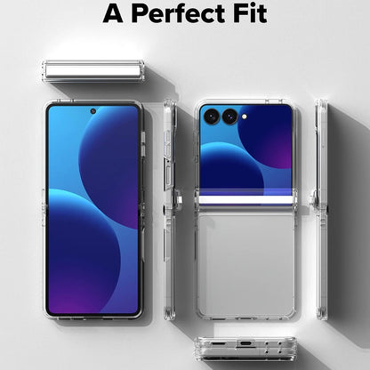 Deksel til Samsung Galaxy Z Flip8 F776, Ringke, Fusion Flap, Transparent