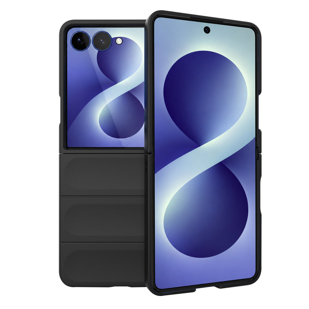 Deksel for Samsung Galaxy Z Flip8 F776, Techsuit, Magic Shield, Svart