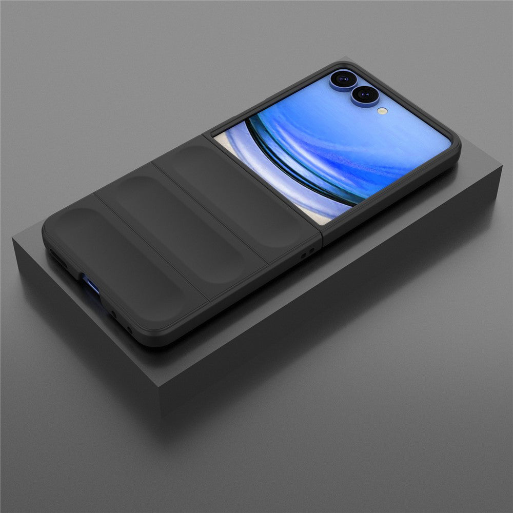 Deksel for Samsung Galaxy Z Flip8 F776, Techsuit, Magic Shield, Svart