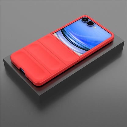 Deksel for Samsung Galaxy Z Flip8 F776, Techsuit, Magic Shield, Rød
