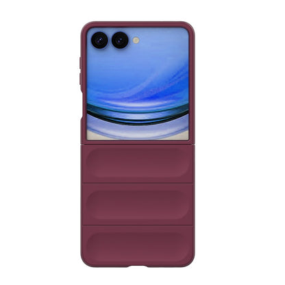 Deksel for Samsung Galaxy Z Flip8 F776, Techsuit, Magic Shield, Burgunder