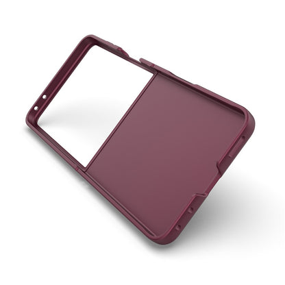 Deksel for Samsung Galaxy Z Flip8 F776, Techsuit, Magic Shield, Burgunder