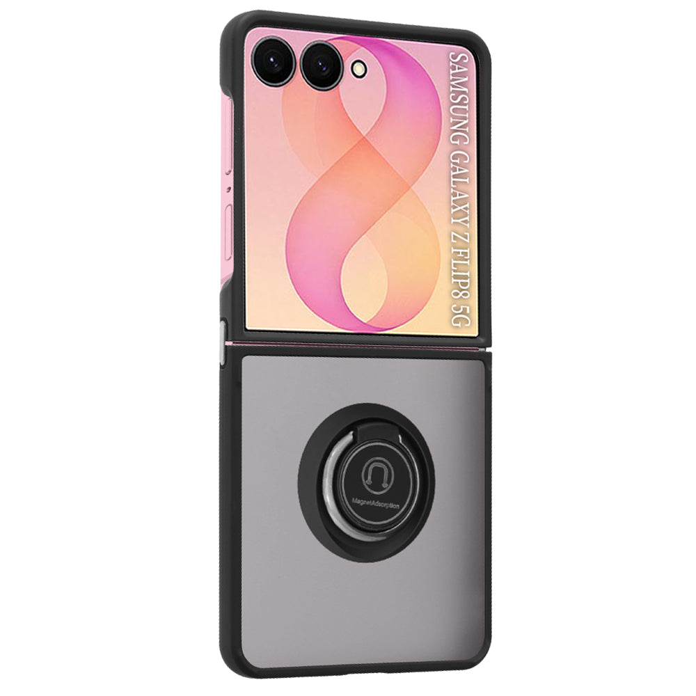 Deksel for Samsung Galaxy Z Flip8 F776 / Z Flip7 F766, Techsuit, Glinth, Svart