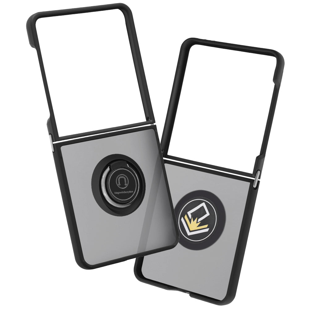 Deksel for Samsung Galaxy Z Flip8 F776 / Z Flip7 F766, Techsuit, Glinth, Svart
