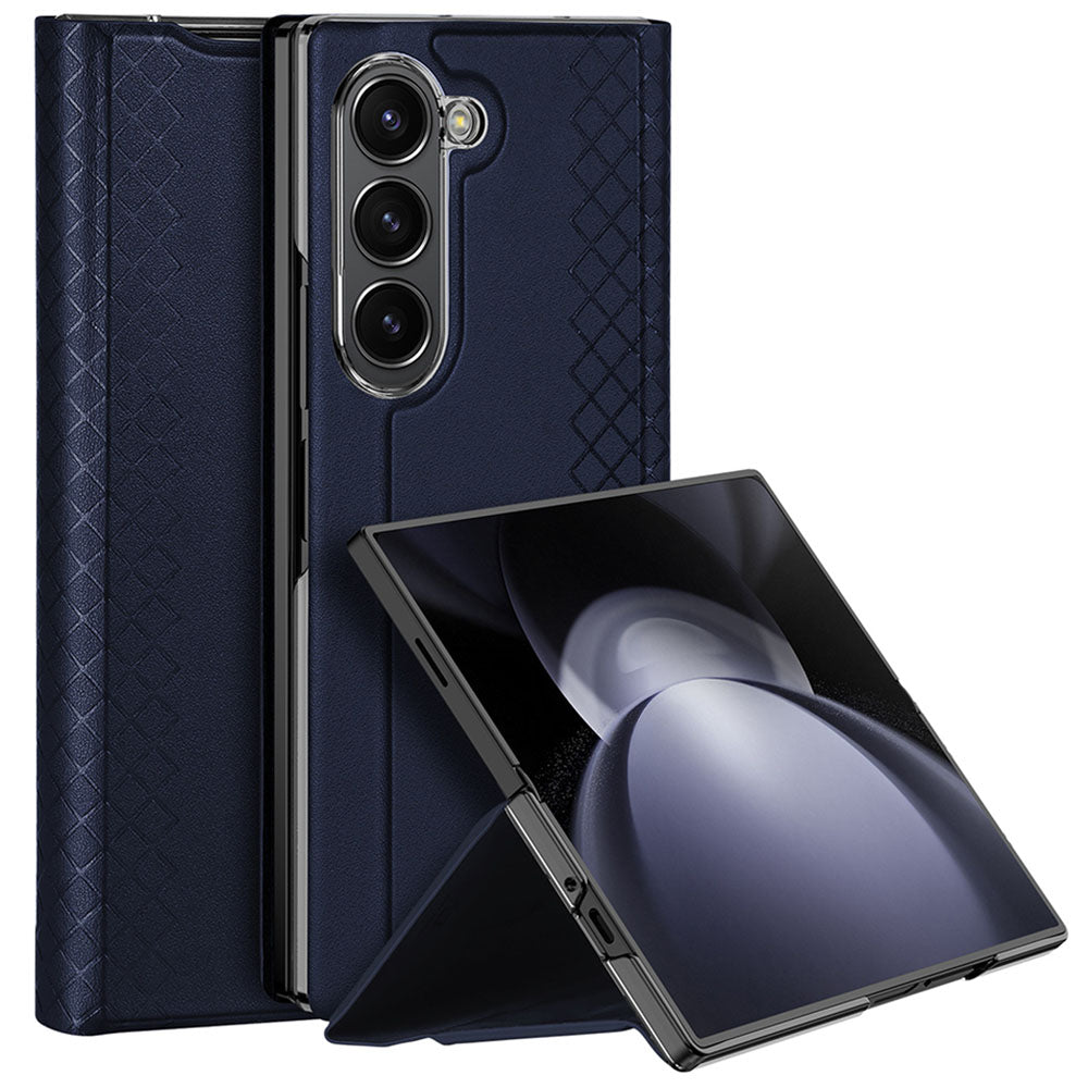 Deksel for Samsung Galaxy Z Fold Special, DUX DUCIS, Bril (med pennholder), Blå