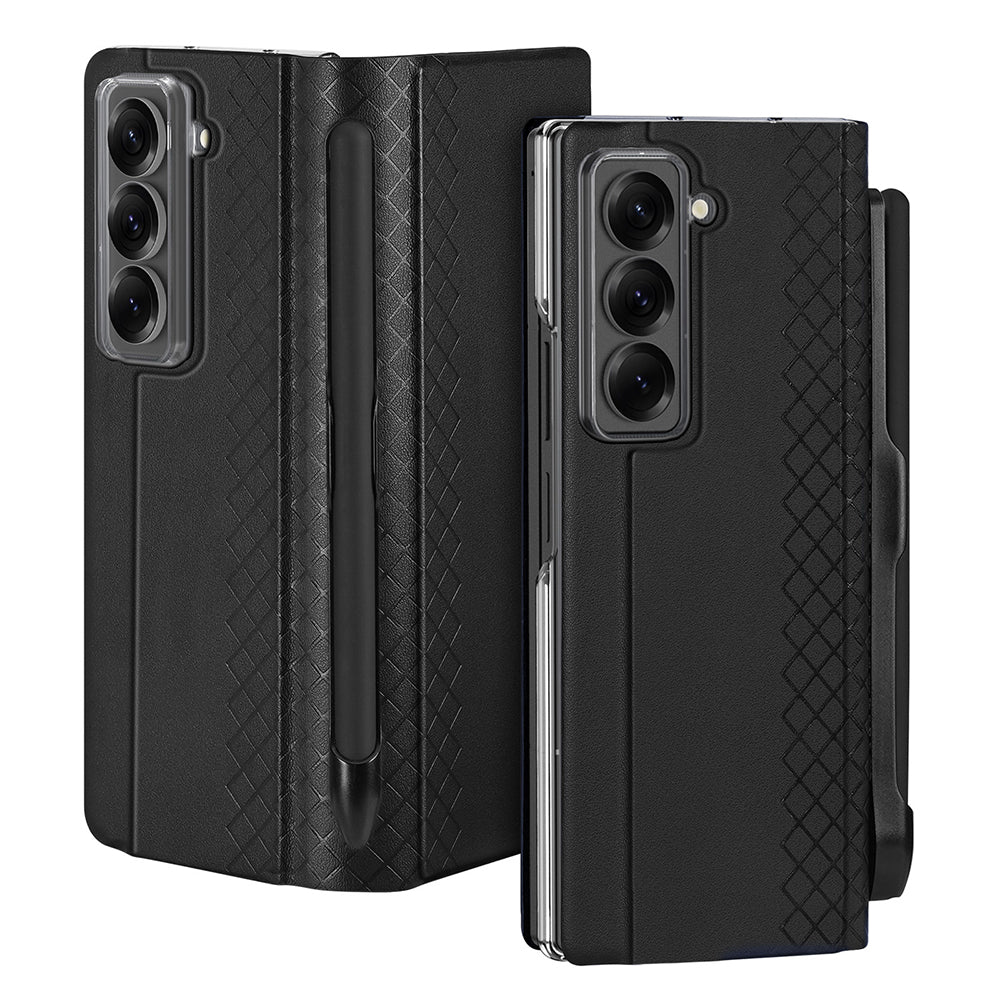 Deksel for Samsung Galaxy Z Fold Special, DUX DUCIS, Bril (med pennholder), svart