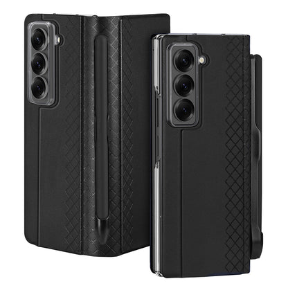 Deksel for Samsung Galaxy Z Fold Special, DUX DUCIS, Bril (med pennholder), svart