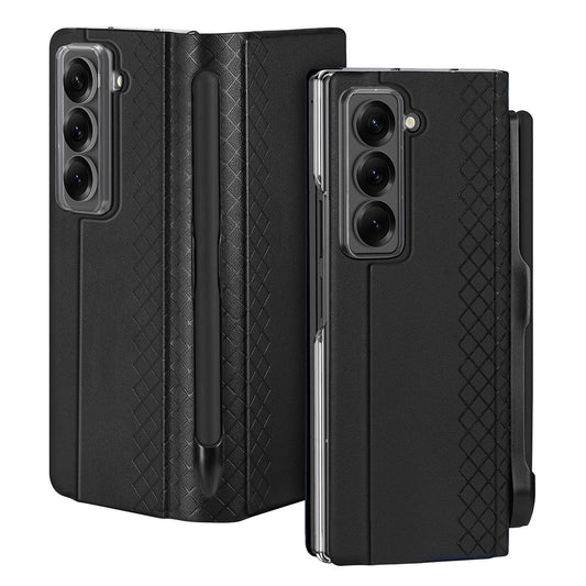 Deksel for Samsung Galaxy Z Fold Special, DUX DUCIS, Bril (med pennholder), svart