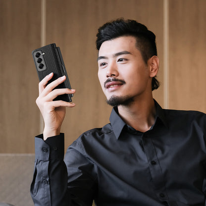 Deksel for Samsung Galaxy Z Fold Special, DUX DUCIS, Bril (med pennholder), svart