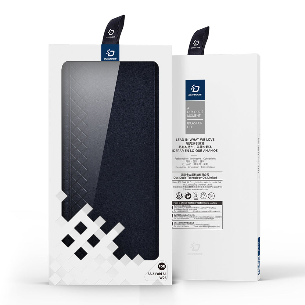 Deksel for Samsung Galaxy Z Fold Special, DUX DUCIS, Bril (med pennholder), svart
