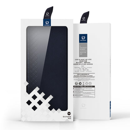 Deksel for Samsung Galaxy Z Fold Special, DUX DUCIS, Bril (med pennholder), svart