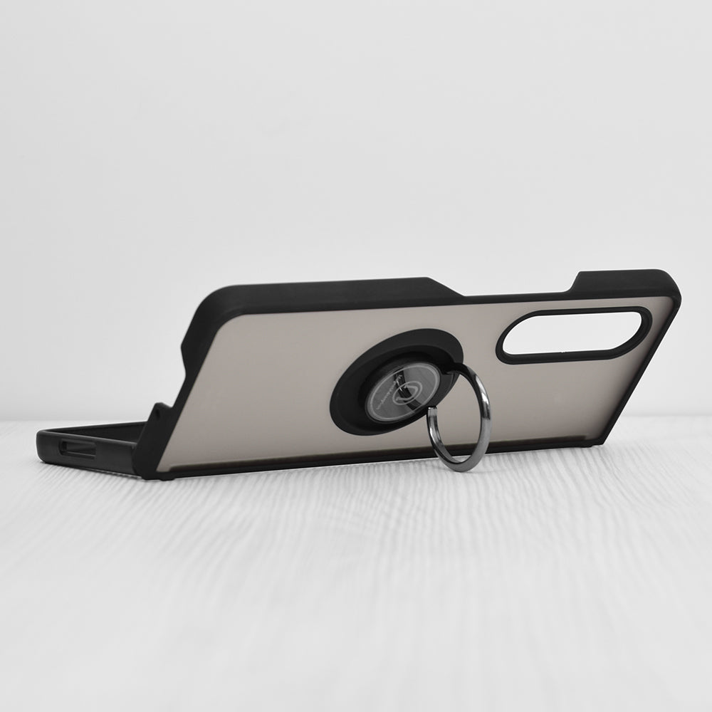 Deksel til Samsung Galaxy Z Fold3 5G F926, Techsuit, Glinth, Svart
