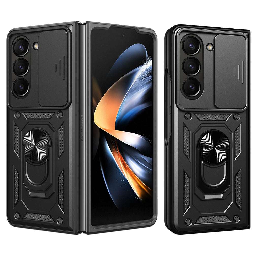 Deksel for Samsung Galaxy Z Fold5 F946, Techsuit, CamShield, Svart