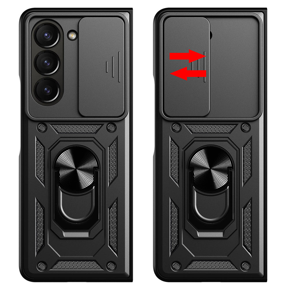 Deksel for Samsung Galaxy Z Fold5 F946, Techsuit, CamShield, Svart