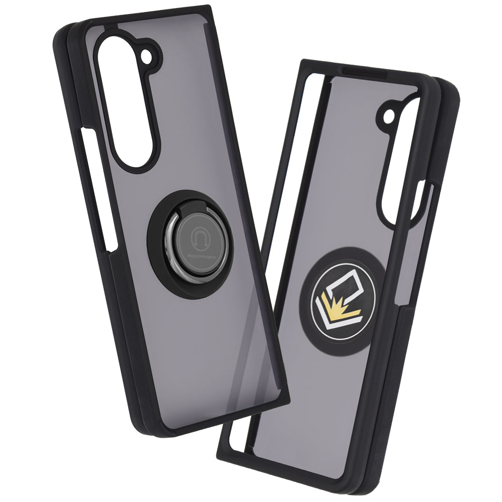 Deksel for Samsung Galaxy Z Fold5 F946, Techsuit, Glinth, Svart