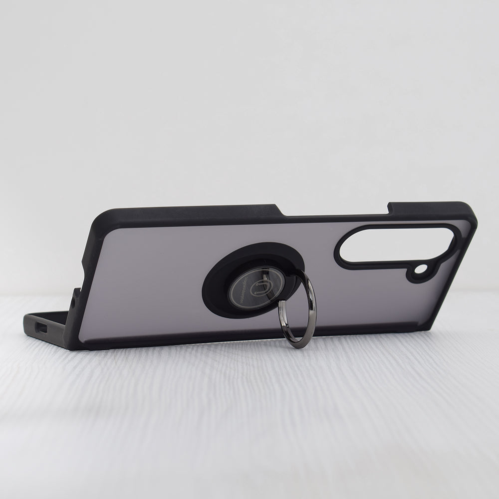 Deksel for Samsung Galaxy Z Fold5 F946, Techsuit, Glinth, Svart