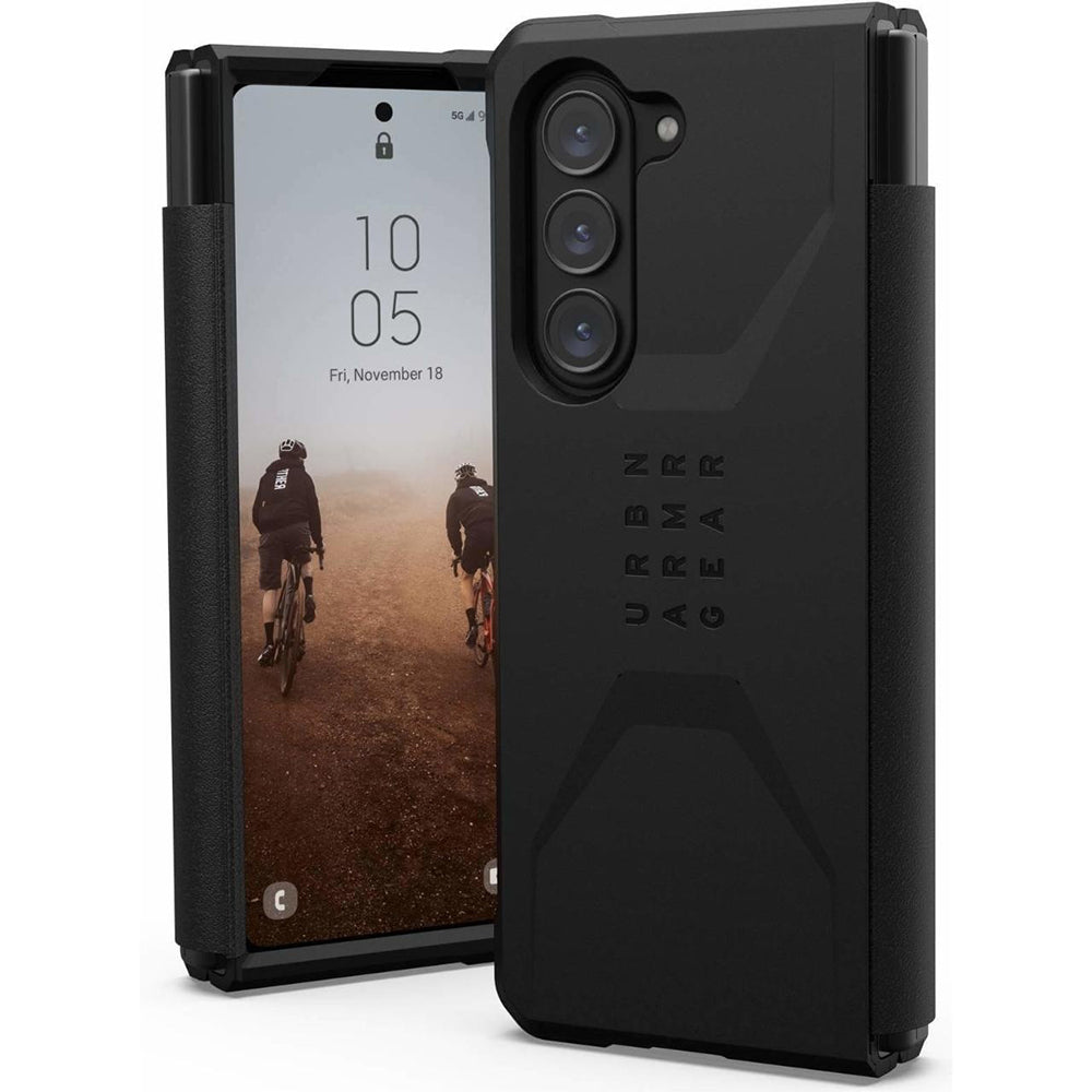 Deksel for Samsung Galaxy Z Fold5 F946, Urban Armor Gear, Civilian, Svart