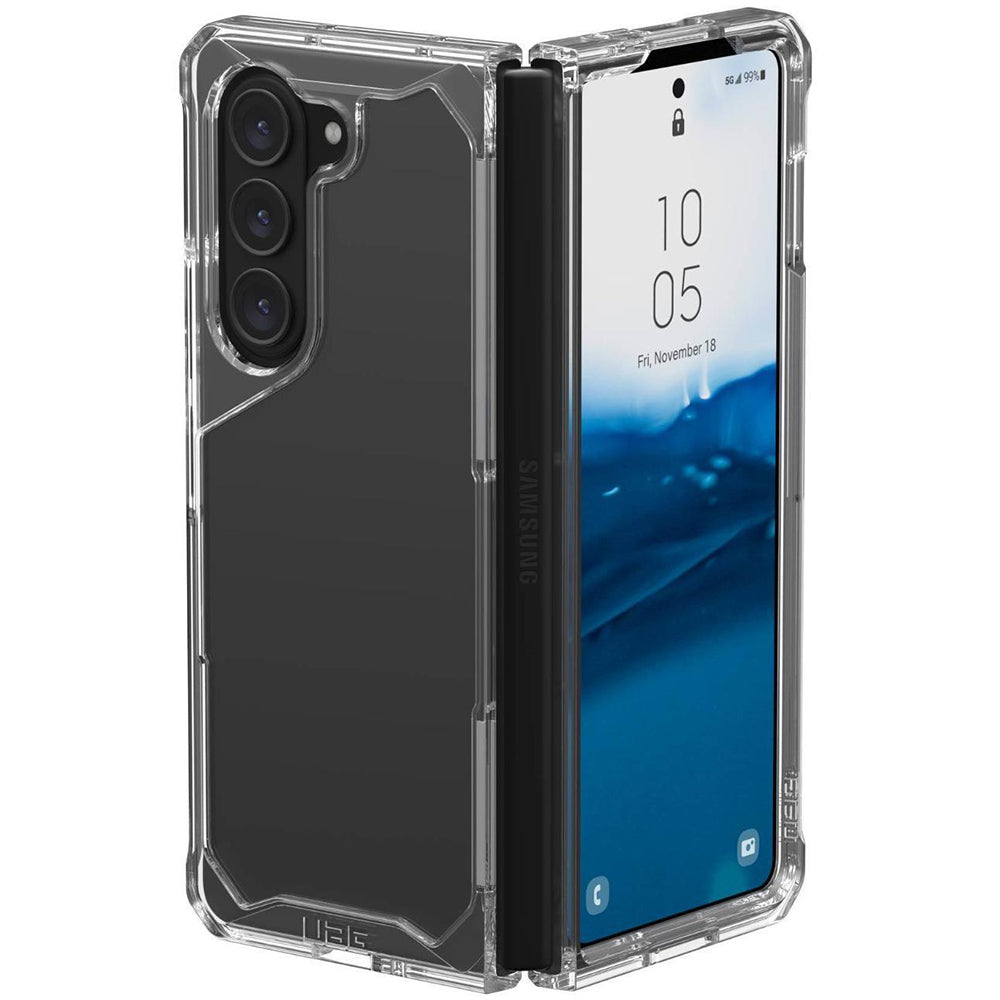 Deksel for Samsung Galaxy Z Fold5 F946, Urban Armor Gear, Plyo, Transparent