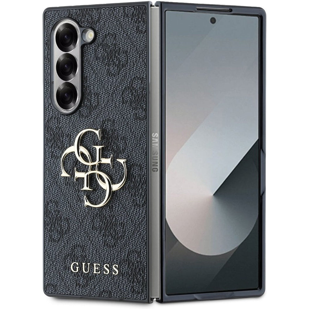 Deksel for Samsung Galaxy Z Fold6 F956, Guess, 4G Metal Logo, Svart