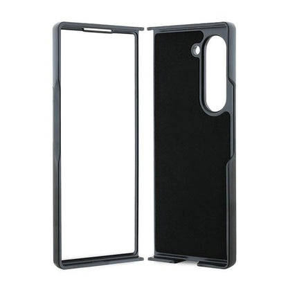 Deksel for Samsung Galaxy Z Fold6 F956, Karl Lagerfeld, Saffiano Monogram Ikonik, Svart